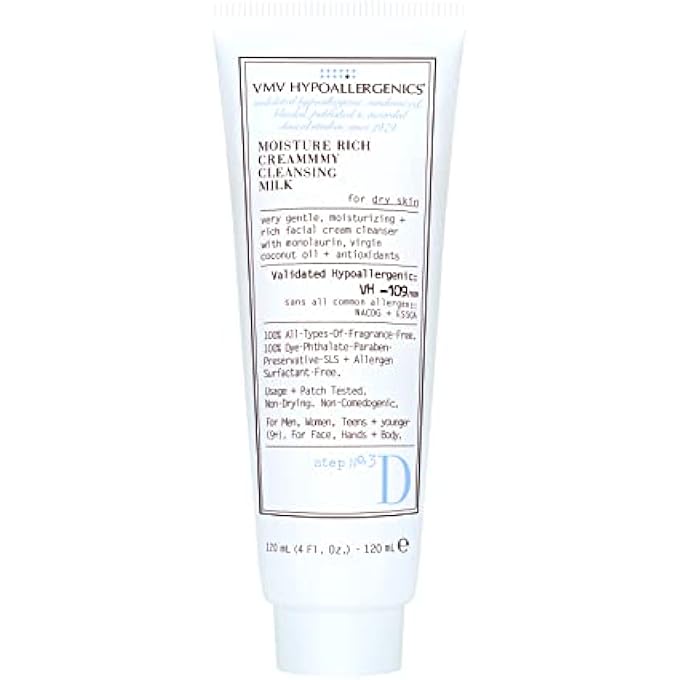 VMV Hypoallergenics MOISTURE RICH CREAMMMY CLEANSING MILK (DRY SKIN) - Image 1